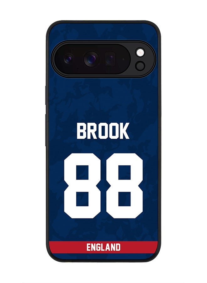 For Google Pixel 10 Pro Case,Slim fit Camera Protection, Shockproof Thin Phone cover  - England Harry Brook, Jersey No 88